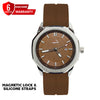 Heyri - Silicone Rubber Straps & Magnetic Lock Watch For Men