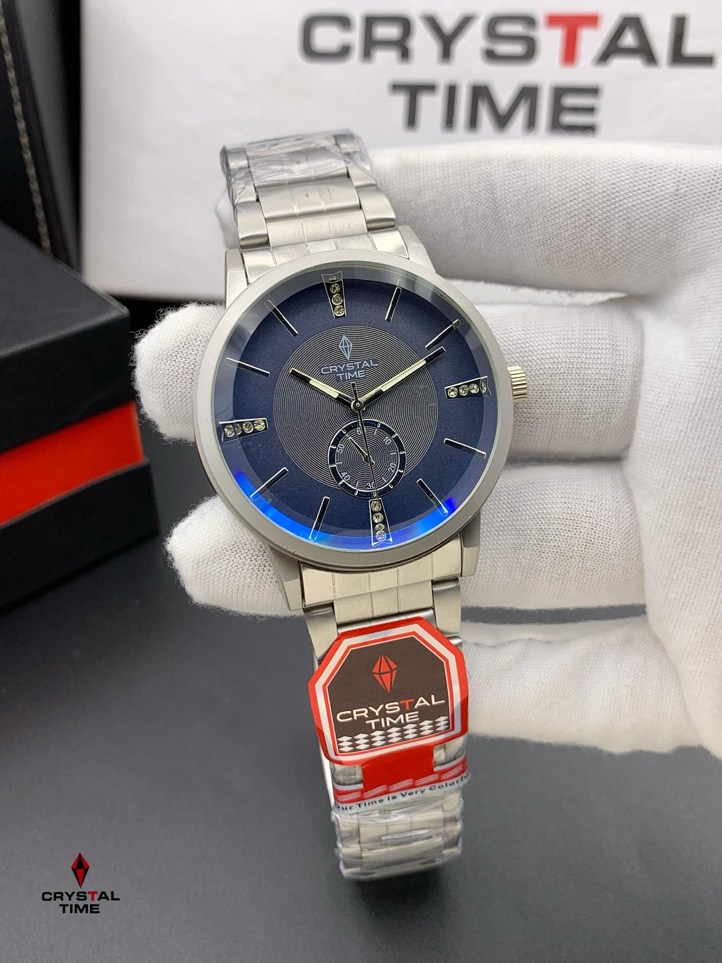 Stainless-Steel Analogue Watch