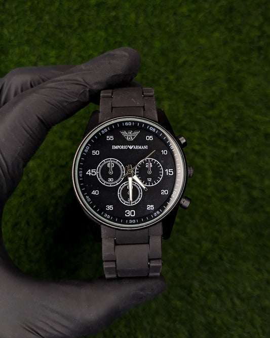 Black Stylish Couple Watches