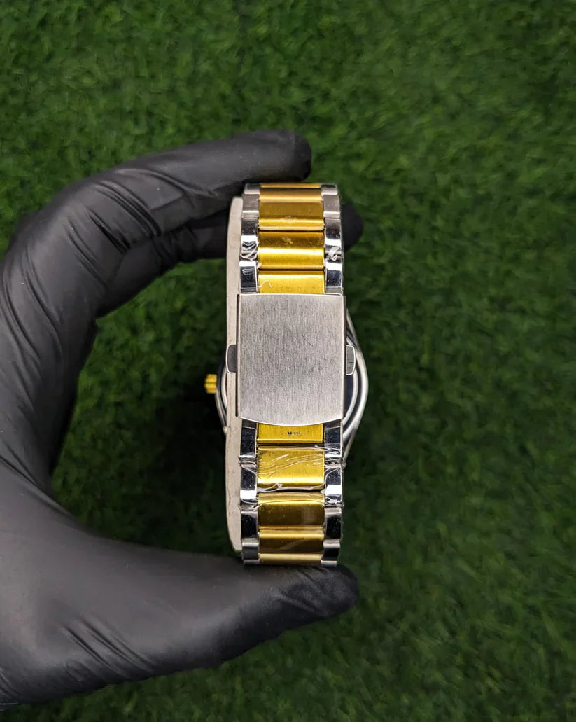 Golden Dial - Golden Stainless Steel Watch