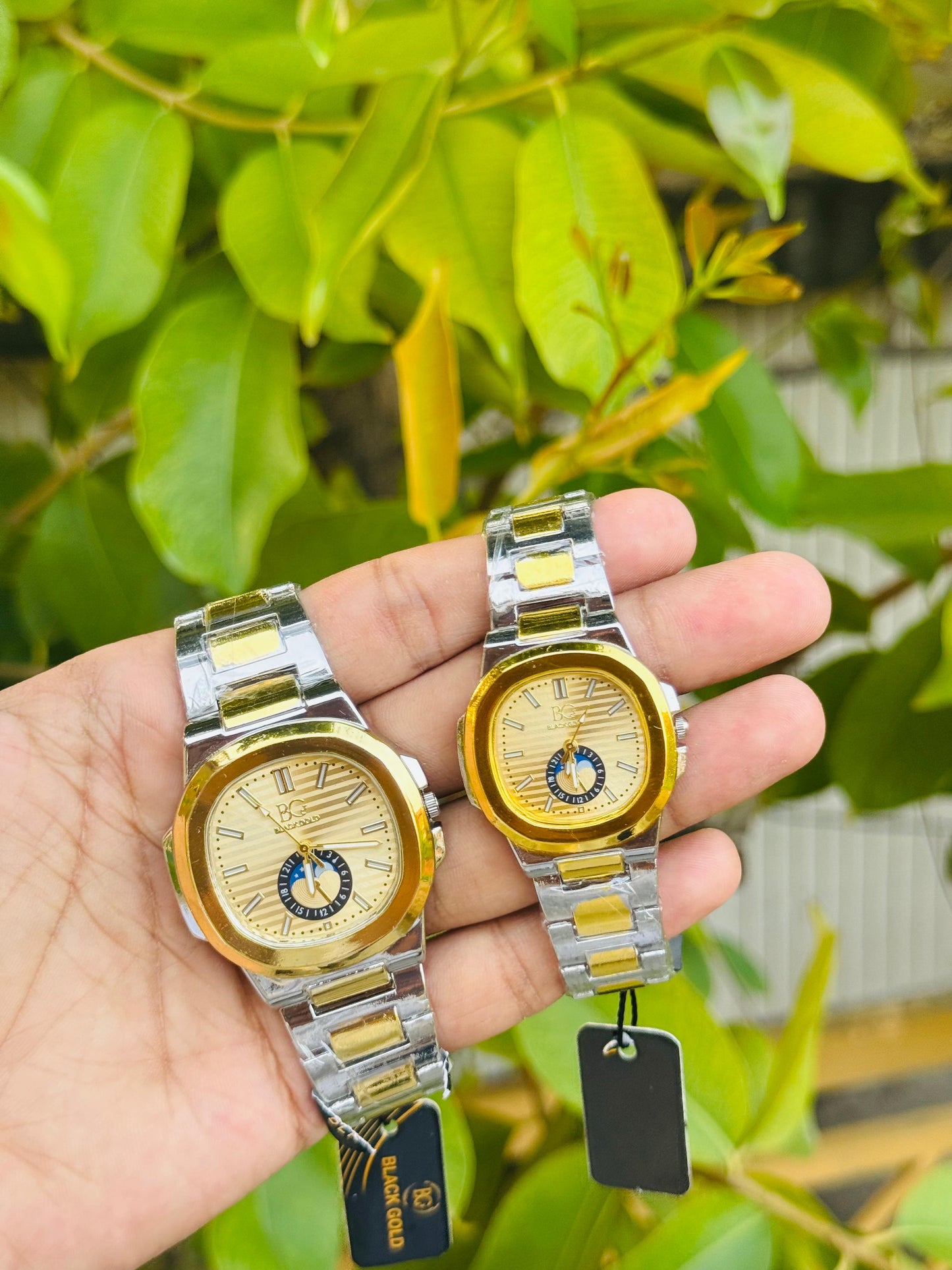 PP Stainless Steel Couple Watch