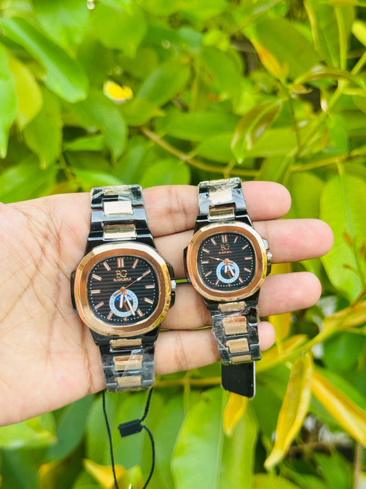 PP Stainless Steel Couple Watch